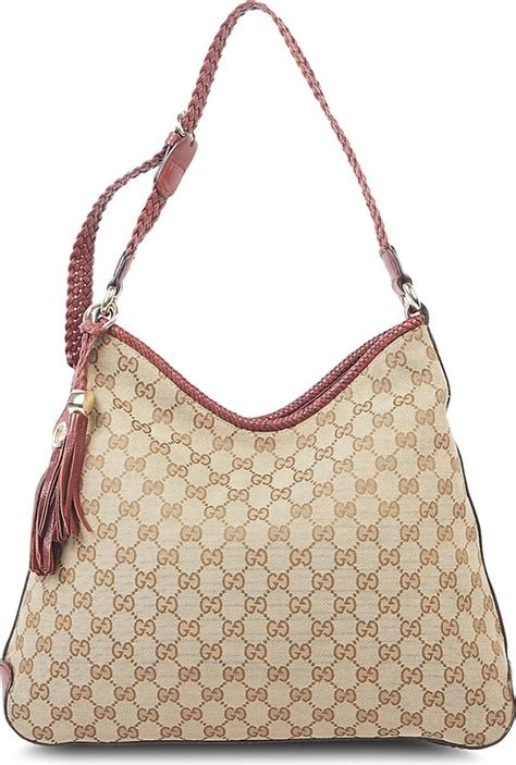 Gucci Marrakech Canvas Hobo Bag on SALE 